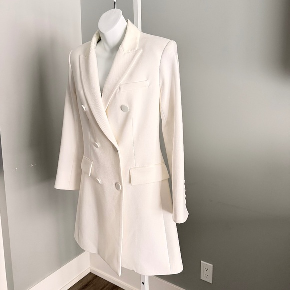 VERONICA BEARD Beautiful Slimming Long Jacket Mini Dress Sz 6 NEW $898!! - Picture 7 of 9